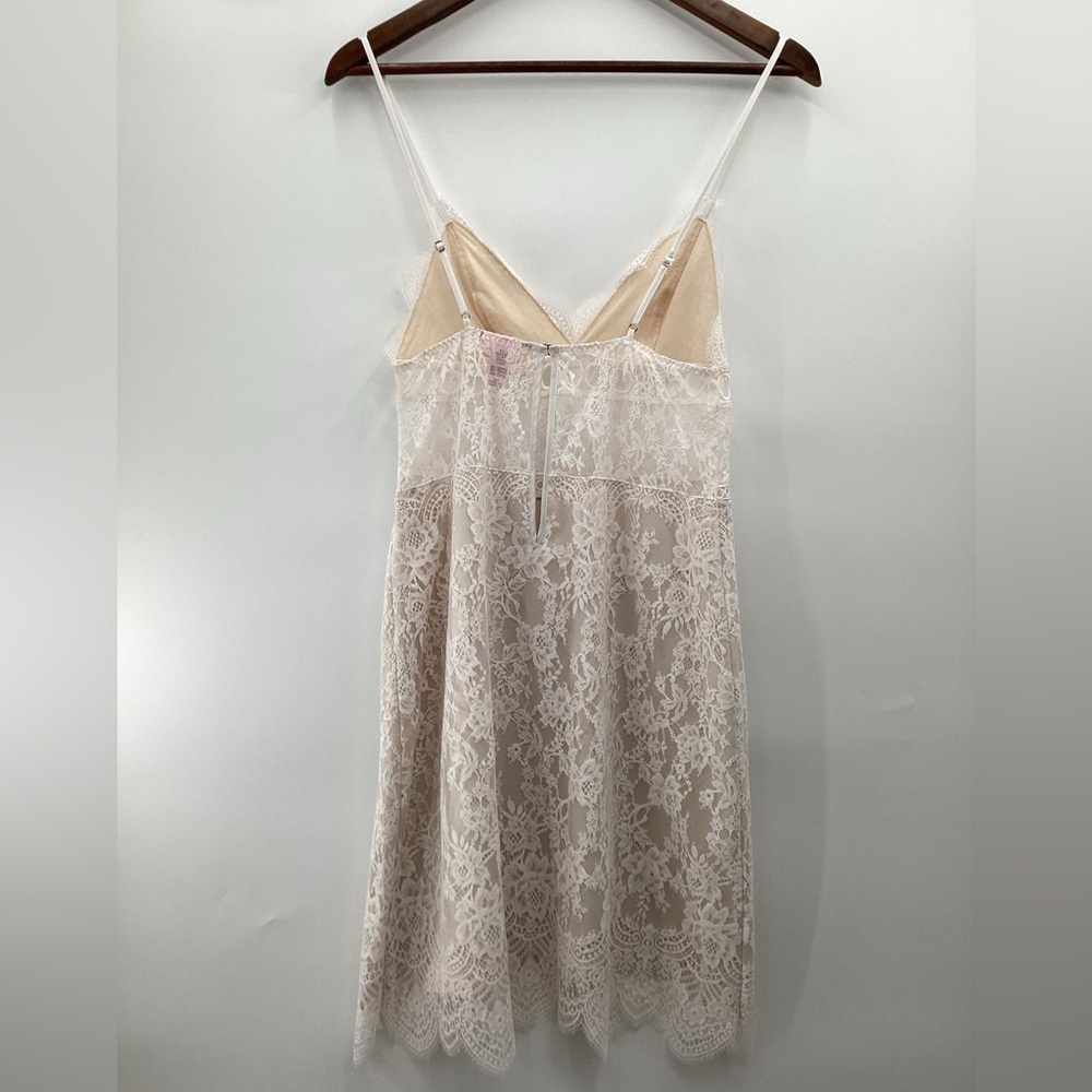 Victoria's Secret Ivory Lace Lingerie Slip Dress - Picture 3 of 15